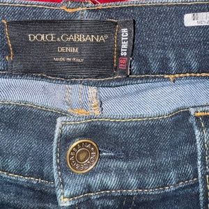 DOLCE & GABBANA distressed DENIM JEANS style 16...  32x29.5   Italy size 48